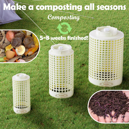 Underground Worm Farm, Garden Mini vermicomposting bin for use in Outdoor Gardening from Kitchen