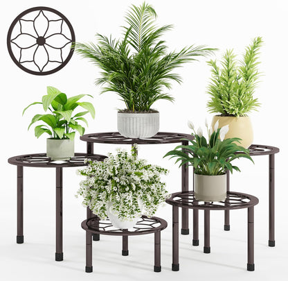 Metal Plant Stand Indoor Outdoor,Indoor Plant Stands for Patio Rust Proof,Heavy Duty Flower Pot