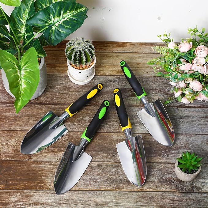 Garden Shovel Aluminum Alloy Heavy Duty Trowel Garden Tool Small Shovels for Digging Metal Hand
