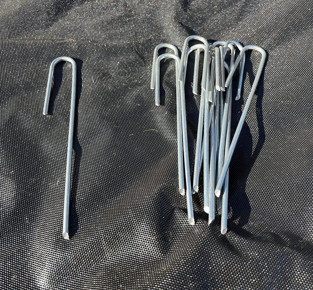 Sandbaggy 1000-Pack DRIP TUBING Stakes Landscape Staples | 5 inch Length - 11 Gauge Heavy Duty |