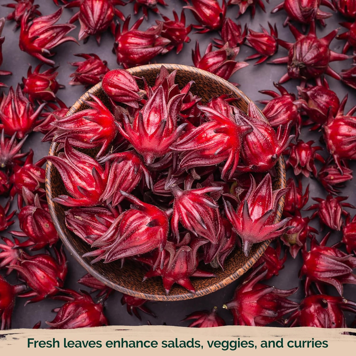 KVITER 150 Roselle Seeds for Planting (Hibiscus Sabdariffa) – Jamaican Sorrel/Cranberry Hibisco