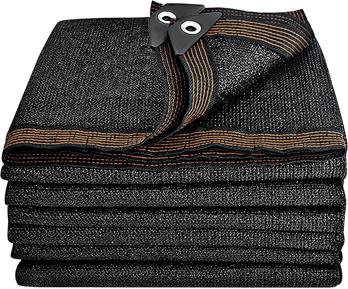 winemana 50% Black Shade Cloth, 20 x 30 FT Durable Mesh Tarp with Grommets, Garden Sunblock Shade