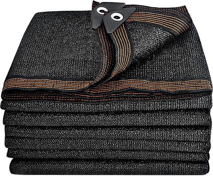 winemana 50% Black Shade Cloth, 20 x 30 FT Durable Mesh Tarp with Grommets, Garden Sunblock Shade