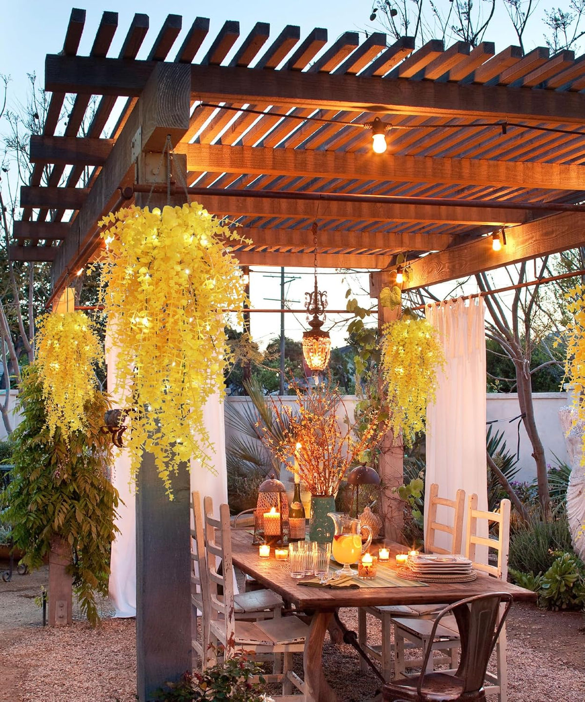 Hanging Plants Indoor Artificial Grass Fake Faux Hanging Plants Outdoor Artificial Plant Wall for