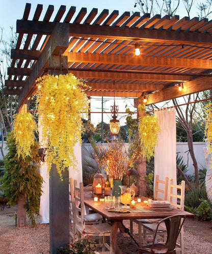 Hanging Plants Indoor Artificial Grass Fake Faux Hanging Plants Outdoor Artificial Plant Wall for