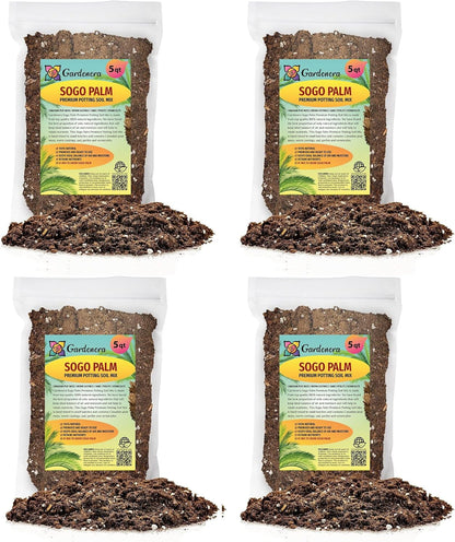 Gardenera SOGO Palm Potting Mix - Unlock Robust Growth and Striking Form with Our High-Performance
