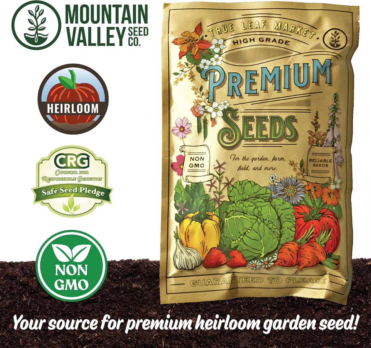 No-Till Forage Friendly Cover Crop Seed Mix – 5 lb, Covers 1,000 Sq. Ft. – 9 Winter-Kill Varieties