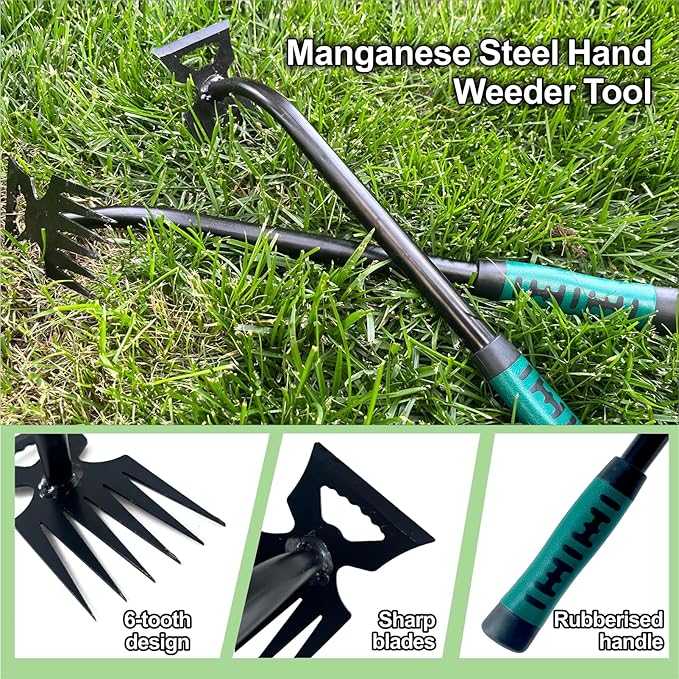 Weed Puller Tool-2Pcs Gardening Hand Weeder Tools, 2025 New Weeding Artifact Uprooting Weeding
