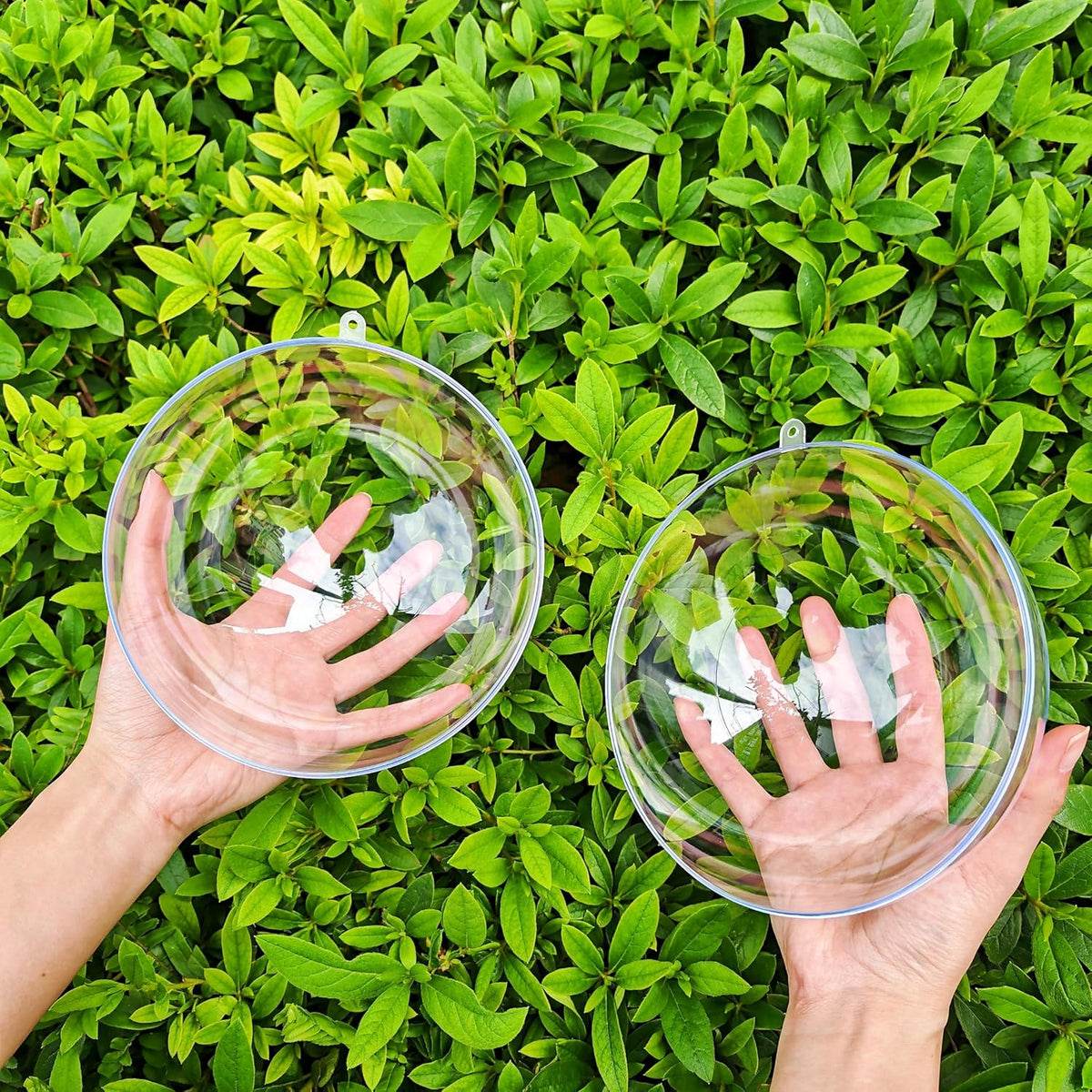 Acrylic Hollow Ball, Clear Plastic Fillable Ornaments Ball, DIY Clear Plastic Balls for New Years