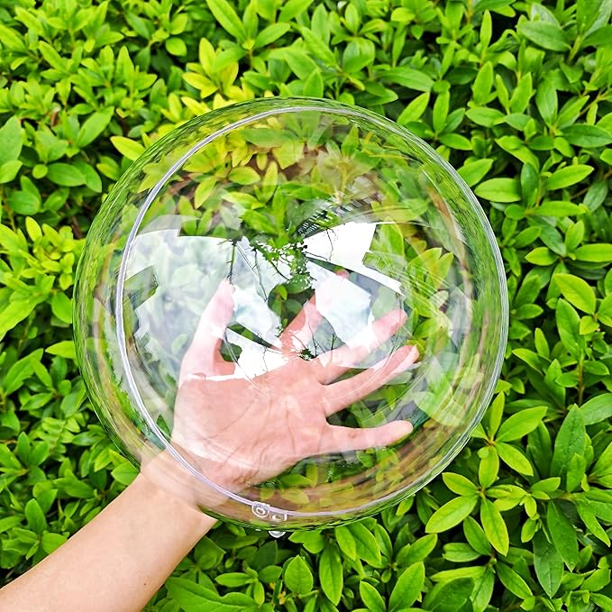 Acrylic Hollow Ball, Clear Plastic Fillable Ornaments Ball, DIY Clear Plastic Balls for New Years