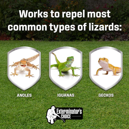 Exterminators Choice Gecko & Lizard Defense Spray - 1 Gallon (128 Fl Oz) White Unscented - Natural