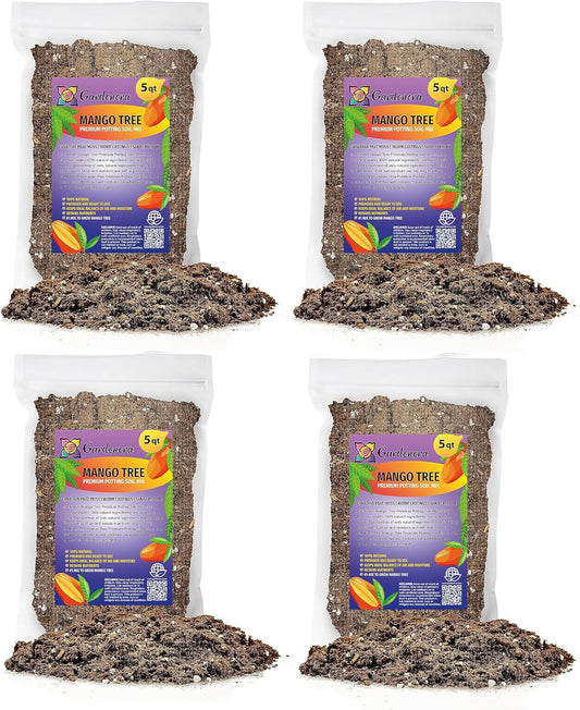 Gardenera Mango Tree Potting Mix - Unlock Robust Growth and Succulent Mangoes with Our