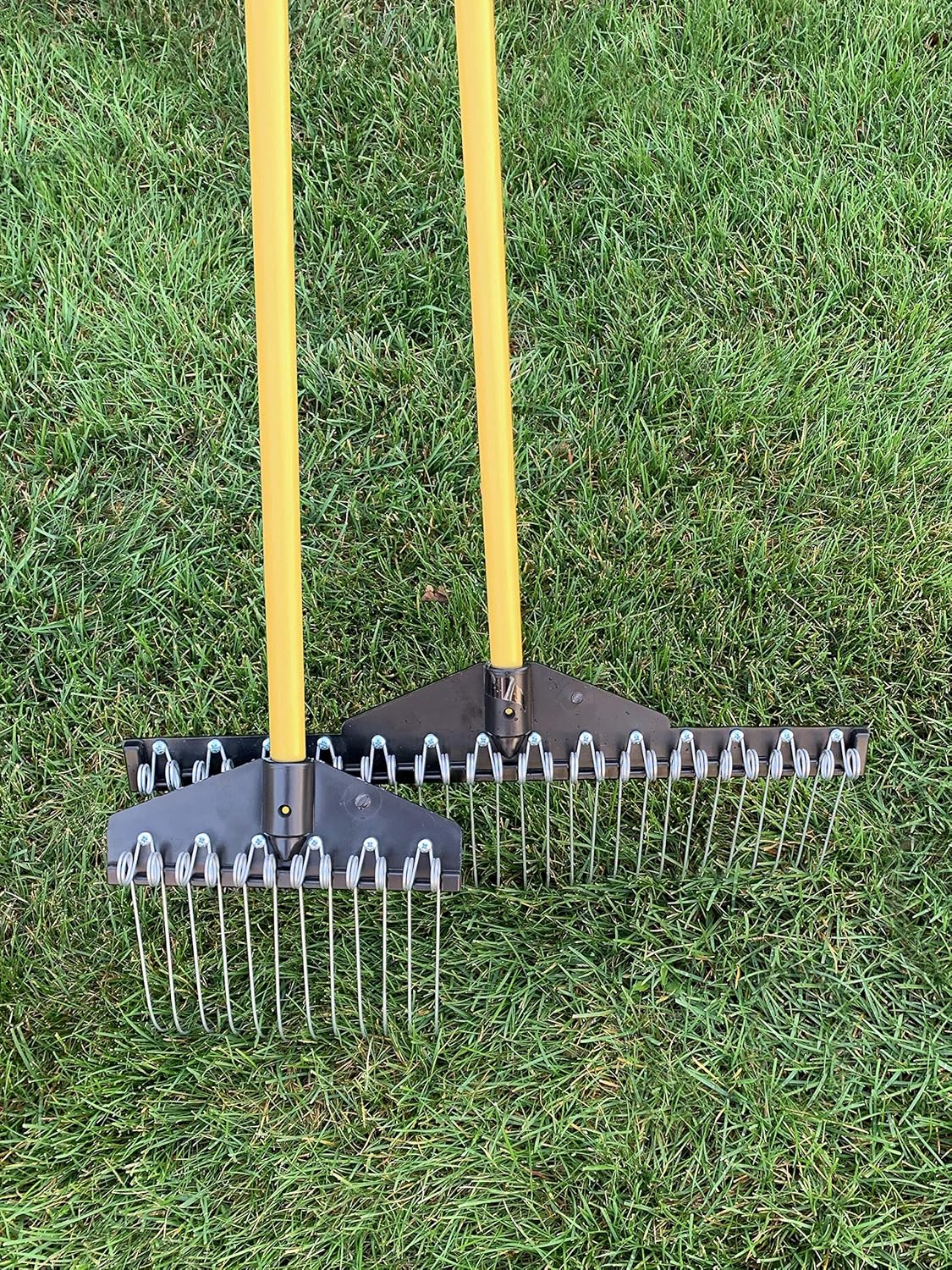 Standard Golf Garden Landscape Rake – 9” & 21" Head Garden Debris Rakes Combo | Elevate Your