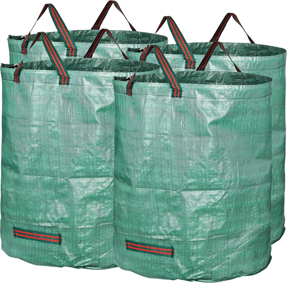 GardenMate 4-Pack 72 Gallons Reusable Garden Waste Bags (H30, D26 inches) - Yard Waste Bags