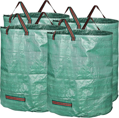 GardenMate 4-Pack 72 Gallons Reusable Garden Waste Bags (H30, D26 inches) - Yard Waste Bags