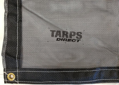 10 Ft. x 30 Ft. Black 10 Oz. Vinyl Coated Mesh Tarp