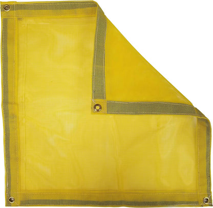 20 Ft. x 20 Ft. Yellow 10 Oz. Vinyl Coated Mesh Tarp