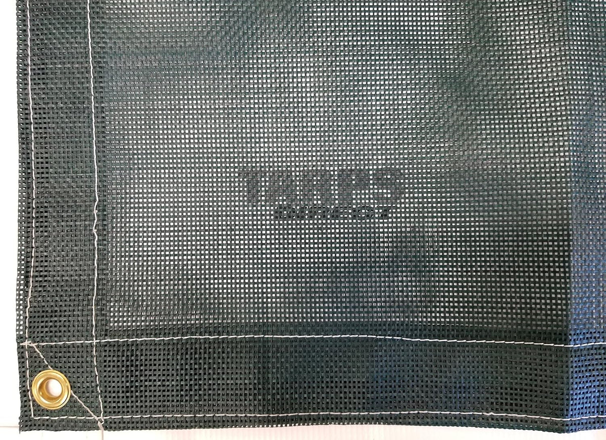 10 Ft. x 38 Ft. Green 10 Oz. Vinyl Coated Mesh Tarp