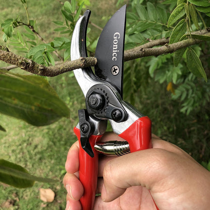gonicc 8" Professional Sharp Bypass Pruning Shears (GPPS-1002), Tree Trimmers Secateurs,Hand