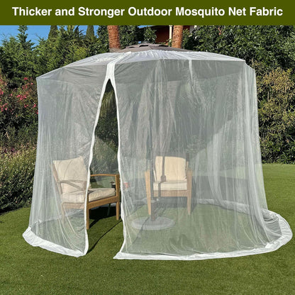 Mosquito Net for Umbrella 7.5 FT | Large Sizes & Fabric Designed for Outdoors | Insect House Screen