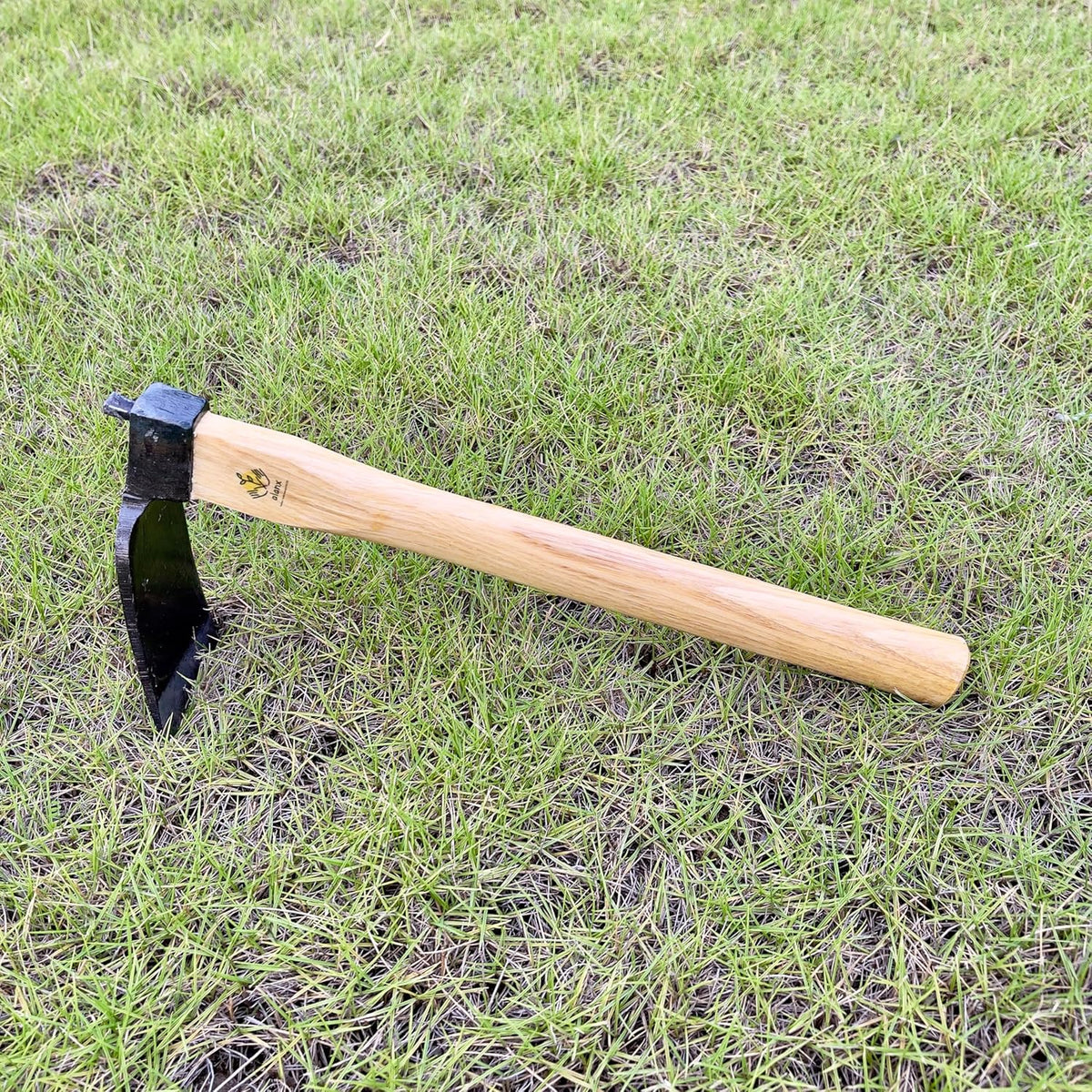 14 Inch Heavy Duty Curved Hoe, Without Welding, Gardening Tool, Oak Handle, for Digging, Weeding
