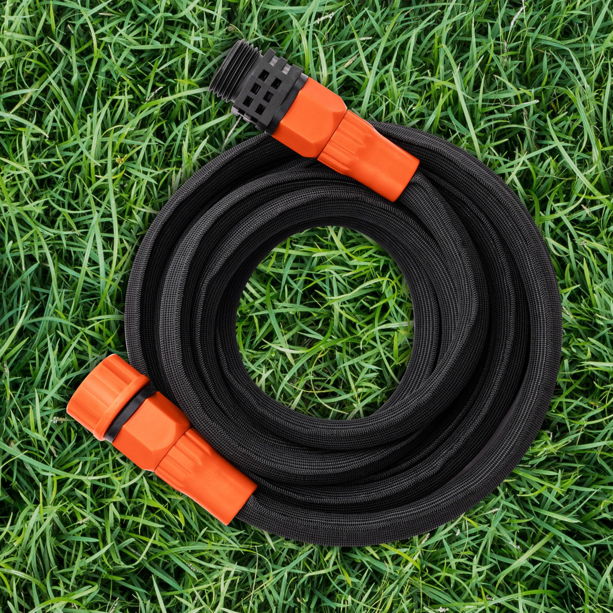 Black + Decker® 25 ft x 5/8 in, Expanding Garden Hose – Lightweight, Kink-Resistant, Quick Repair
