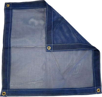 14 Ft. x 24 Ft. Blue 10 Oz. Vinyl Coated Mesh Tarp