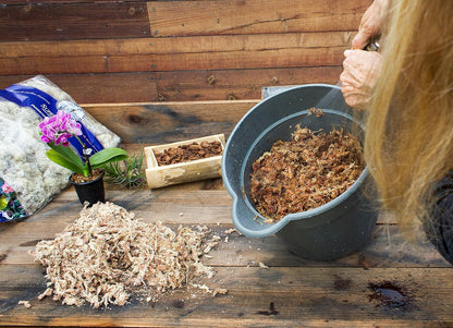 SuperMoss (22325) Orchid Sphagnum Moss Dried, Natural, 1 Pound Mini Bale