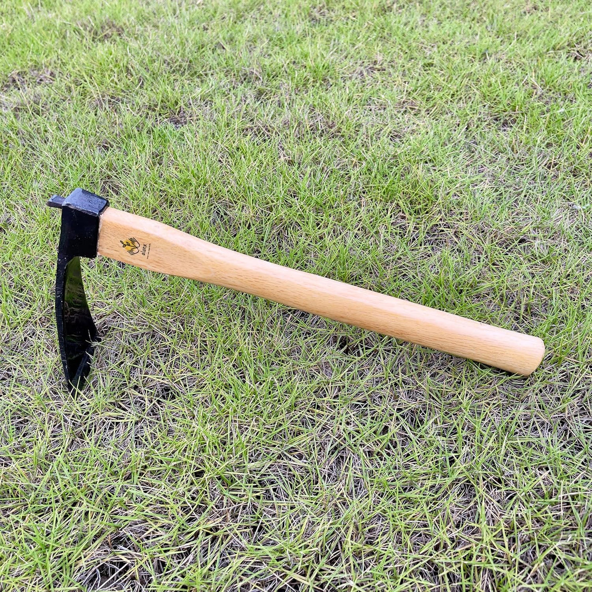 14 Inch Heavy Duty Narrow Hoe, Without Welding, Japanese Carbon Steel with Oak Wooden Handle