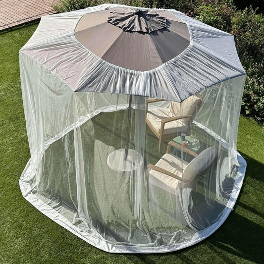 Mosquito Net for Umbrella 11 FT | Large Sizes & Fabric Designed for Outdoors | Insect House Screen