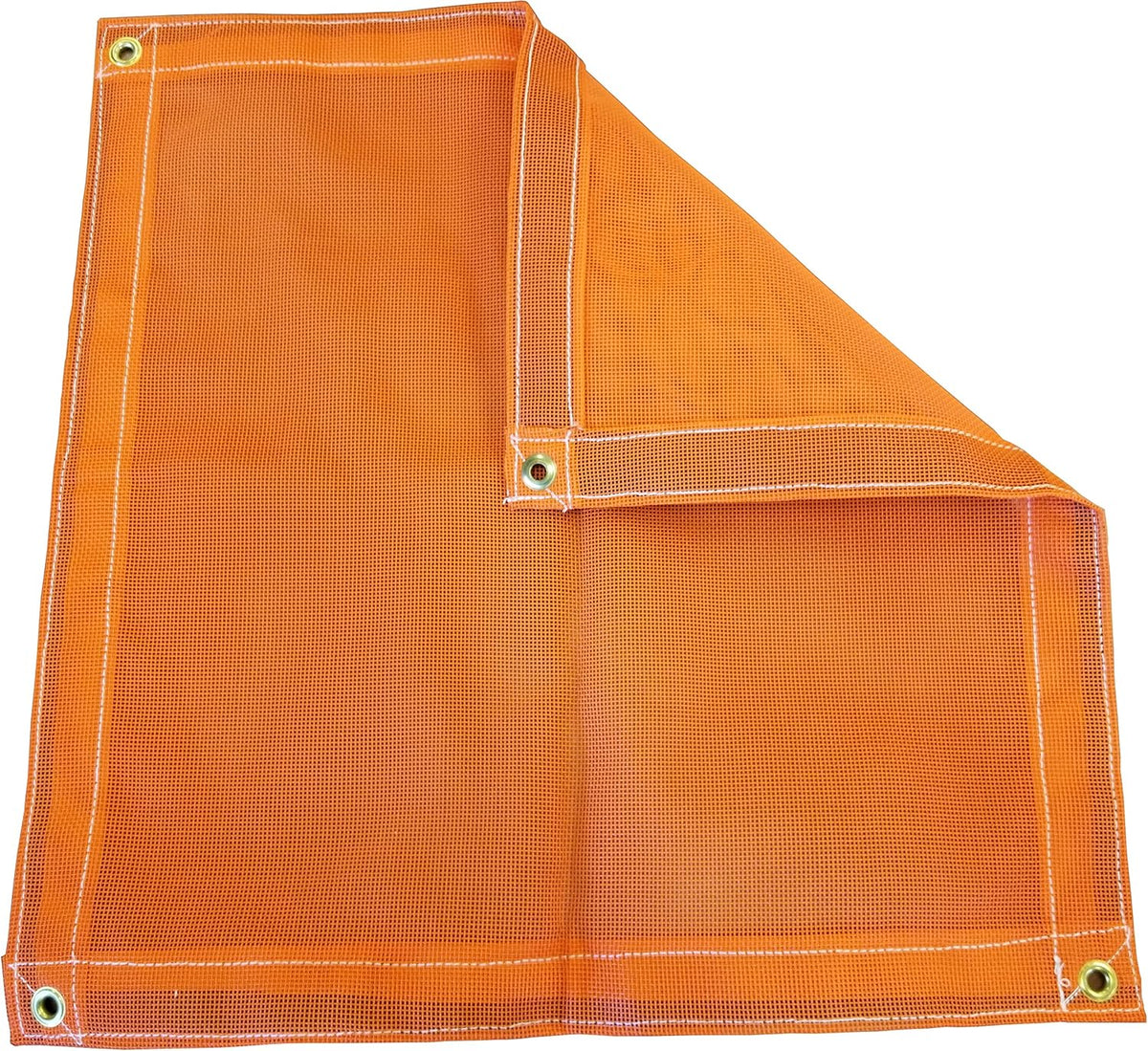 10 Ft. x 46 Ft. Orange 10 Oz. Vinyl Coated Mesh Tarp