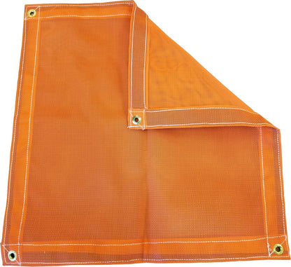 10 Ft. x 46 Ft. Orange 10 Oz. Vinyl Coated Mesh Tarp