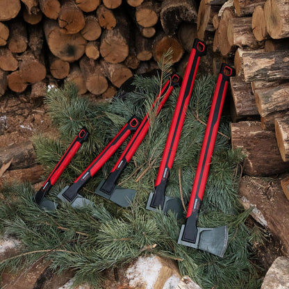 INTERTOOL 28” Chopping Axe, Tree Felling Ax Tool, Deeper Cuts, Wood Splitting, Kindling, Camp
