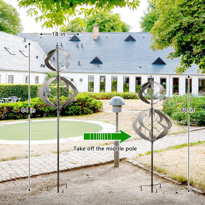 Wind Spinners Outdoor Metal - Large Kinetic Wind Spinner for Yard Garden, Windmills Lawn Ornament