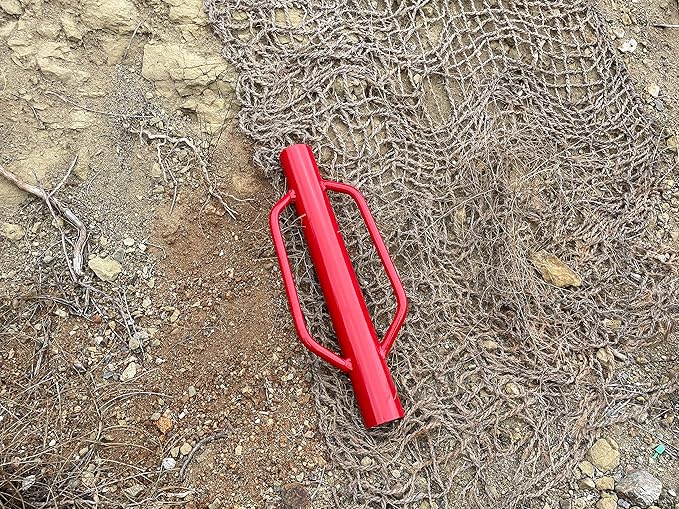 Sandbaggy U & T Post Driver, 30% More Heavier & Sustainable Than Competitors - 15.5 lb Fence Post
