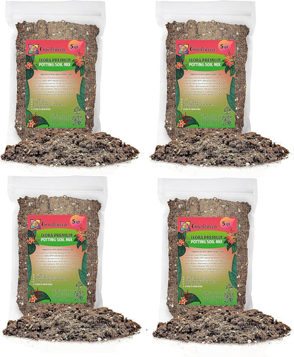Gardenera Ixora Plant Potting Mix - Unlock Robust Growth and Stunning Flowers with Our