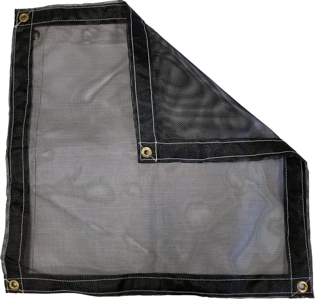 14 Ft. x 24 Ft. Black 10 Oz. Vinyl Coated Mesh Tarp
