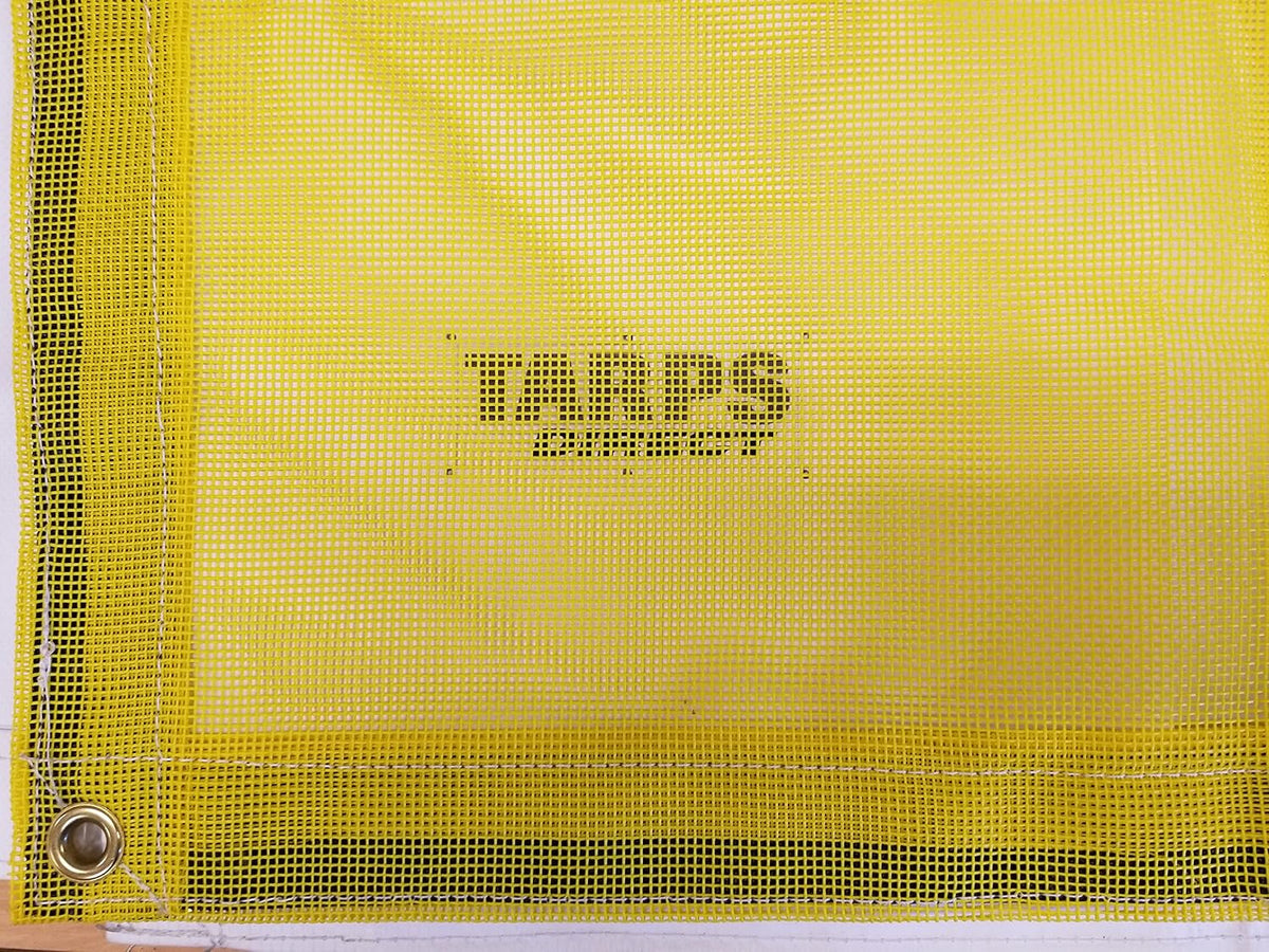 20 Ft. x 26 Ft. Yellow 10 Oz. Vinyl Coated Mesh Tarp