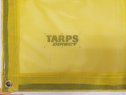 10 Ft. x 38 Ft. Yellow 10 Oz. Vinyl Coated Mesh Tarp