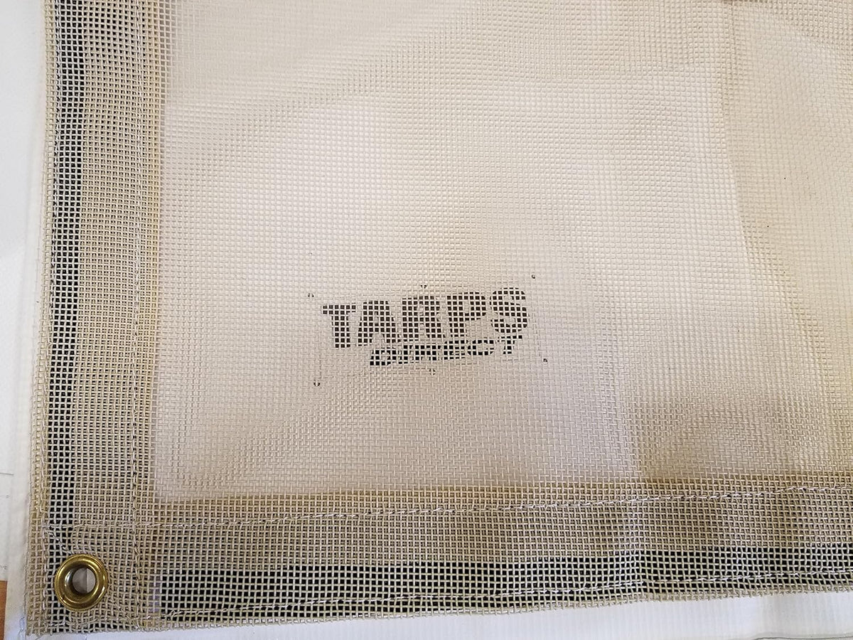 14 Ft. x 24 Ft. Tan 10 Oz. Vinyl Coated Mesh Tarp