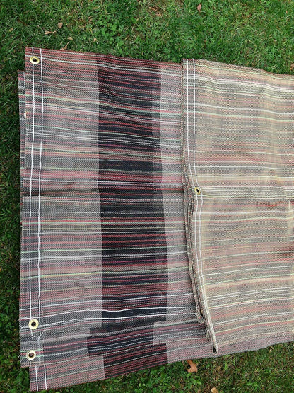 10 Ft. x 12 Ft. Multi-Colored 10 Oz. Vinyl Coated Mesh Tarp